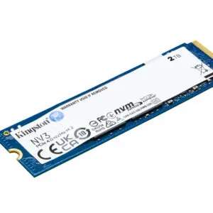Kingston 2000GB NV3 M.2 2280 PCIe 4.0 NVMe SSD - High-Speed Storage Upgrade for Gaming and Professional Use