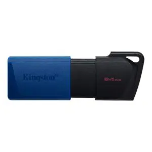 Kingston 64GB USB 3.2 Gen 1 DataTraveler Exodia M Flash Drive - Black and Blue