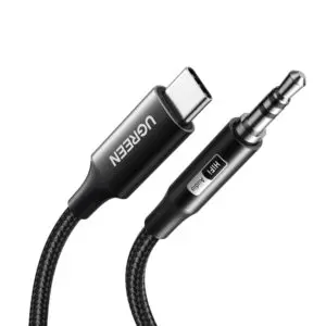 UGreen USB Type-C to 3.5mm AUX Audio Cable 1M - Black