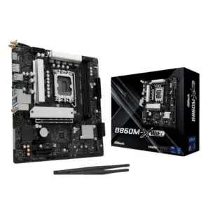 ASRock B860M-X Micro ATX DDR5 Motherboard (PCIe 5 and Wi-Fi 6E)