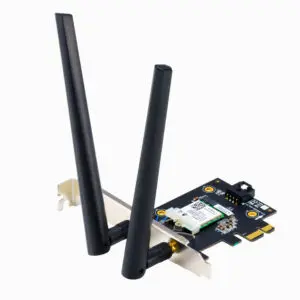 ASUS  Wi-Fi 7 Tri-Band PCIe Wireless Adapter with Bluetooth 5.4 – Black
