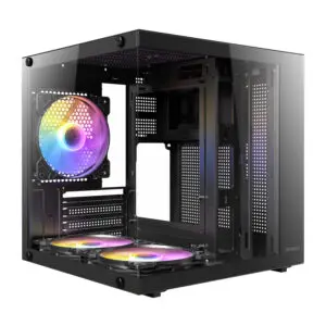 Antec VCX10M RGB Micro-ATX | ITX ARGB Mini -Tower Gaming Chassis - Black