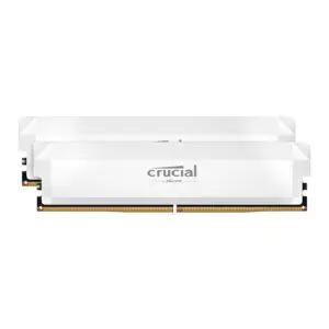 Crucial Pro DDR5-6000 64GB Overclocking Memory Kit - White