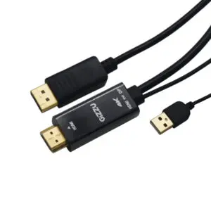 Gizzu 4K HDMI to DP Cable (1.8m) - Black