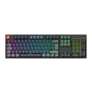Keychron K10 QMK Full-size RGB Wireless Custom Mechanical Keyboard V.2 (Super RED Switch) – Black
