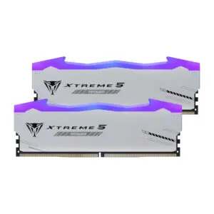 Patriot Viper Xtreme 5 RGB MPower 32GB 6000MHz DDR5 Desktop Gaming Memory Kit - Silver