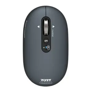 Port Connect PURE MAC Rechargeable Wireless and Bluetooth Mouse - Shadow
