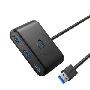 UGREEN 4-Port USB 3.0 Hub with Micro USB | 5Gbps Data Transfer - 1m