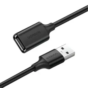 UGREEN USB 2.0 Extension Cable – A Male to Female, 480Mbps Data Transfer – 2M