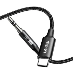 UGREEN USB Type-C to 3.5mm AUX Audio Cable 1M - Black