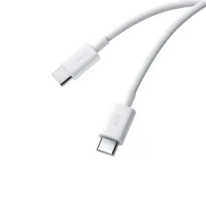 Xiaomi 3A Braided USB Type-C to USB Type-C Cable 1M - White