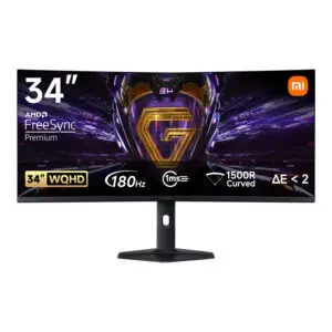 Xiaomi G34WQi 34" 1440p UltraWide VA Curved Gaming Monitor (180Hz, 1ms, 21:9, HDMI/DP, AMD FreeSync, and 1500R Curve)