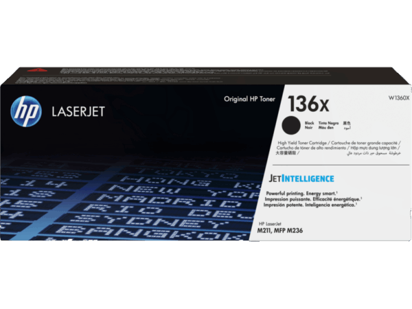 HP 136X High Yield Black Original LaserJet Toner Cartridge