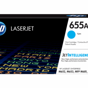 HP 655A Cyan Original LaserJet Toner Cartridge