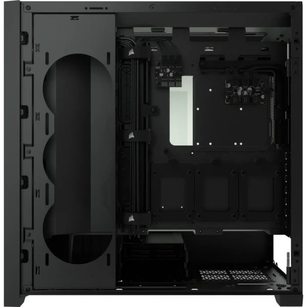 5000X RGB Black Tempered Glass Mid-Tower; 2x 3.5'' |  4x 2.5'' Drive Bays; Up to 360mm Radiator compatible; 3x 120mm fan incl - Image 39