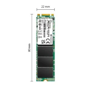 TRANSCEND 2 TB MTS825S M.2 SATA3 2280 SSD - CACHELESS TLC