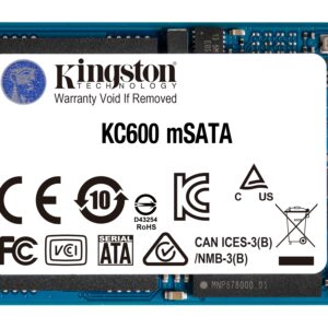 KINGSTON 1024G SSD KC600 SATA3 MSATA