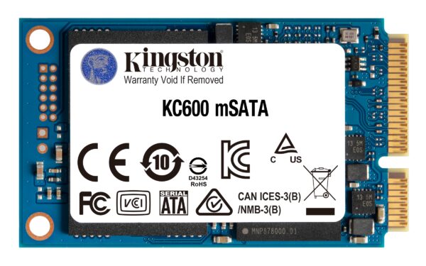 KINGSTON 1024G SSD KC600 SATA3 MSATA