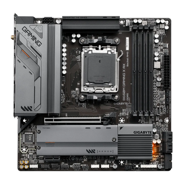 GIGABYTE Motherboard AMD B650 Gaming Chipset for AMD AM5; 4x Dual DDR5; 2x M2; 1x HDMI 2x DP. - Image 3