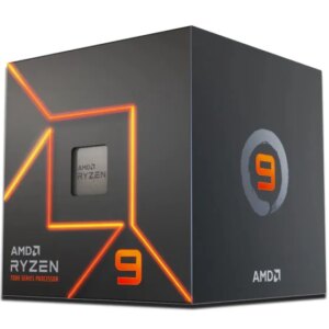 AMD Ryzen 9 7900 5nm SKT AM5 CPU; 12 Core/24 Thread; Base Clock 3.7GHz;64 MB Cache; Radeon Graphics; Wraith prism cooler