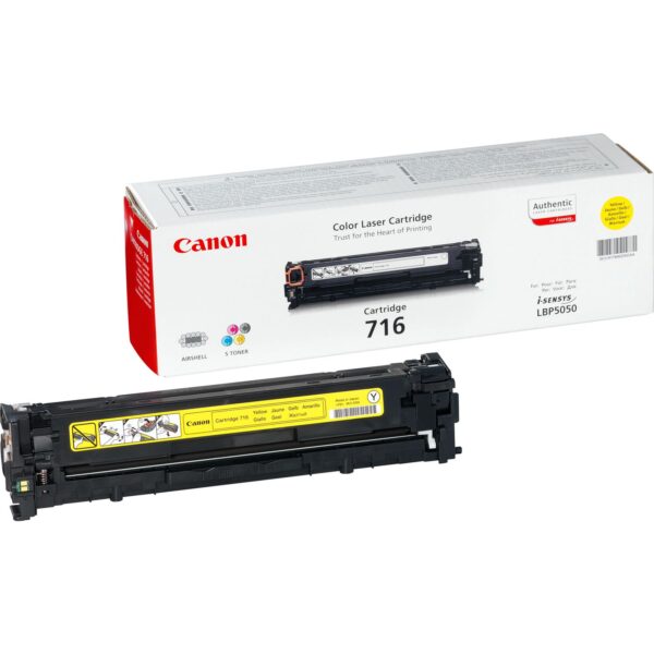CANON 716 TONER CARTRIDGE (YELLOW)