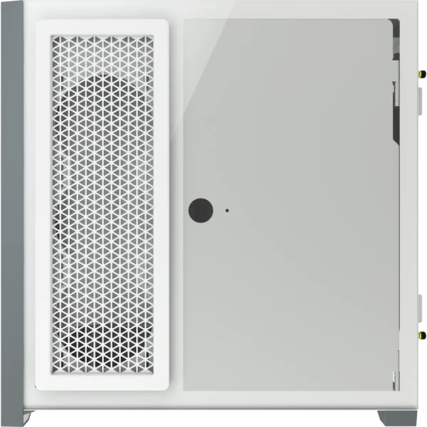 5000X RGB White Tempered Glass Mid-Tower; 2x 3.5'' |  4x 2.5'' Drive Bays; Up to 360mm Radiator compatible; 3x 120mm fan incl - Image 3