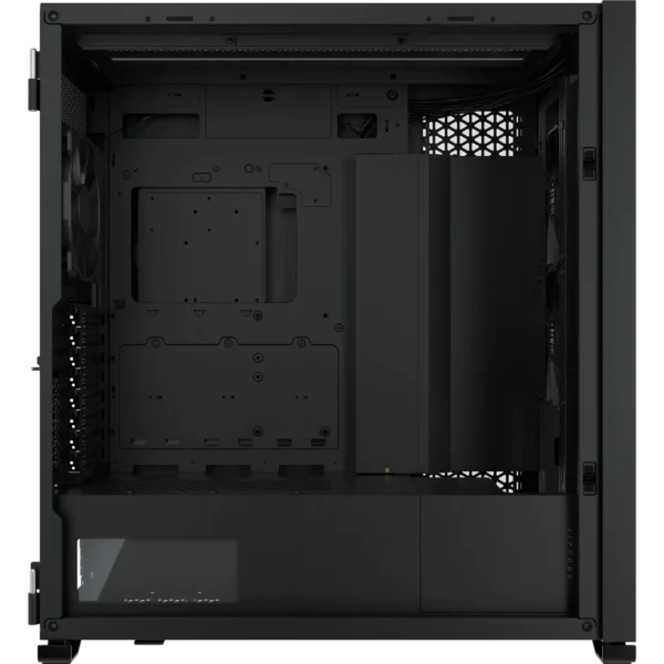 7000D Airflow Black Tempered Glass Mid-Tower; 6x 3.5'' |  4x 2.5'' Drive Bays ; 480mm Radiator Compatible; 3x140mm fan incl - Image 9