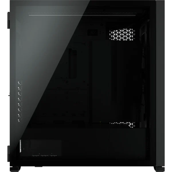 7000D Airflow Black Tempered Glass Mid-Tower; 6x 3.5'' |  4x 2.5'' Drive Bays ; 480mm Radiator Compatible; 3x140mm fan incl - Image 2