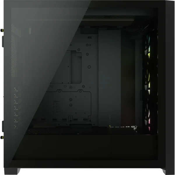 5000X RGB Black Tempered Glass Mid-Tower; 2x 3.5'' |  4x 2.5'' Drive Bays; Up to 360mm Radiator compatible; 3x 120mm fan incl - Image 30
