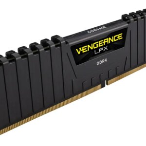 Corsair VENGEANCEÂ® LPX 16GB (2 x 8GB) DDR4 DRAM 3200MHz C16 Memory Kit; 16-20-20-38; 1.35V; Black
