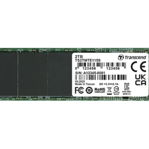 TRANSCEND 250GB MTE115S PCI-E GEN 3x4 M.2 2280 SSD 3D NAND - 3200 MB/s Read 1300 MB/s Write - 100 TBW