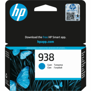 HP 938 CYAN ORIGINAL INK CARTRIDGE
