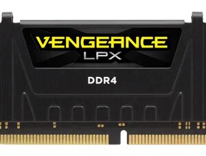 Corsair VENGEANCEÂ® LPX 8GB (1 x 8GB) DDR4 DRAM 3000MHz C16 Memory Module16-20-20-38; 1.2V; Black