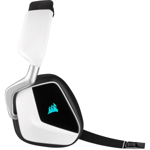 Void RGB Elite Wireless RGB White Headset; 7.1 50mm Audio Drivers; Unidirectional Noise-Cancelling; Detachable Mic - Image 7