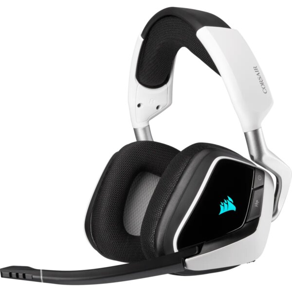 Void RGB Elite Wireless RGB White Headset; 7.1 50mm Audio Drivers; Unidirectional Noise-Cancelling; Detachable Mic - Image 10