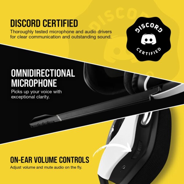 Void RGB Elite Wireless RGB White Headset; 7.1 50mm Audio Drivers; Unidirectional Noise-Cancelling; Detachable Mic - Image 15