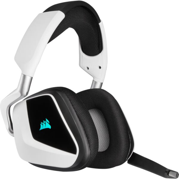 Void RGB Elite Wireless RGB White Headset; 7.1 50mm Audio Drivers; Unidirectional Noise-Cancelling; Detachable Mic - Image 6