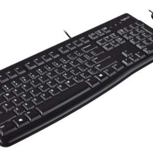 LOGITECH MK120 WIRED DESKTOP COMBO - BLACK