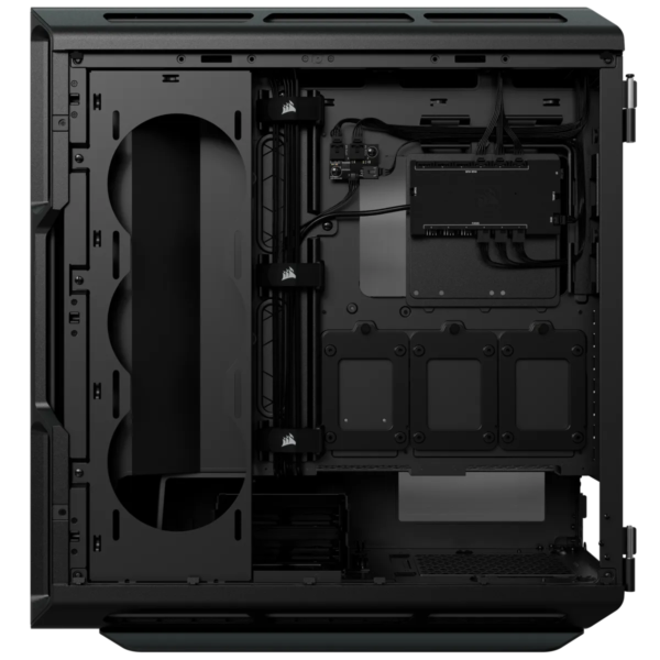 5000T RGB Black Tempered Glass Mid-Tower; 2x 3.5'' |  4x 2.5'' Drive Bays; Up to 360mm Radiator compatible; 4x 120mm fan incl - Image 9