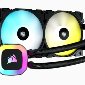 Corsair H100 RGB 240mm Liquid CPU Cooler; AMD AM5; AMD AM4. Intel 1851;1700; 1200; 1150; 1151;1156; 2011;