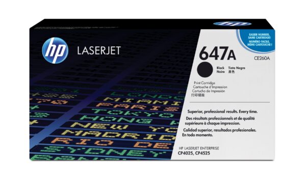 HP 647A BLACK TONER CARTRIDGE