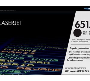 HP 651A LASEJET BLACK PRINT TONER CARTRIDGE