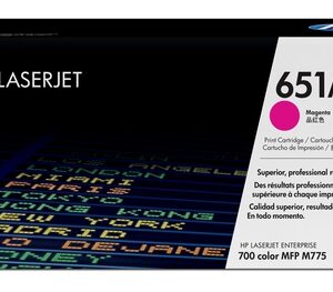 HP 651A LASERJET MAGENTA PRINT TONER CARTRIDGE