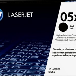 HP 05X HIGH YIELD BLACK ORIGINAL LASERJET TONER CARTRIDGE