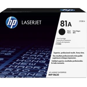 HP 81A BLACK TONER CARTRIDGE