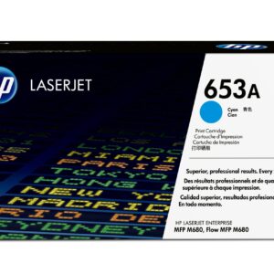 HP 653A CYAN TONER CARTRIDGE