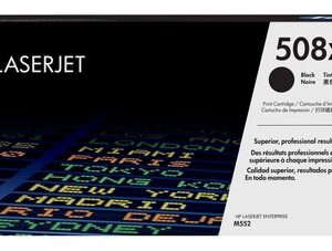 HP 508X BLACK LASERJET ENTERPRISE TONER CARTRIDGE