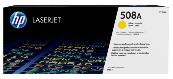 HP 508A YELLOW LASERJET ENT TONER CARTRIDGE