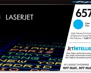 HP 657X HIGH YIELD CYAN ORIGINAL LASERJET TONER