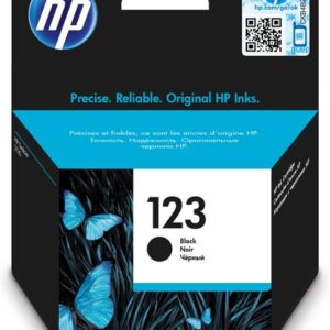 HP 123 BLACK ORIGINAL INK CARTRIDGE